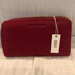 Aimee Kestenberg Red Lakeside Wallet